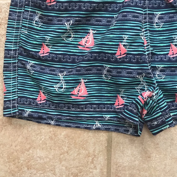 OndadeMar Boys Sailboat Swim Shorts Trunks - Picture 7 of 8
